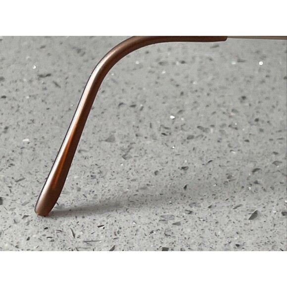 TI Flex T1512 1512 Caramel Eyeglasses Frames ONLY 48-18-135 Oval full rim gold - Picture 9 of 12